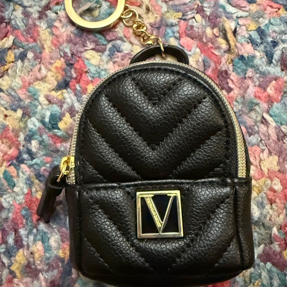 Black Quilted Mini Bag with Gold Hardware - Picture 1 of 1
